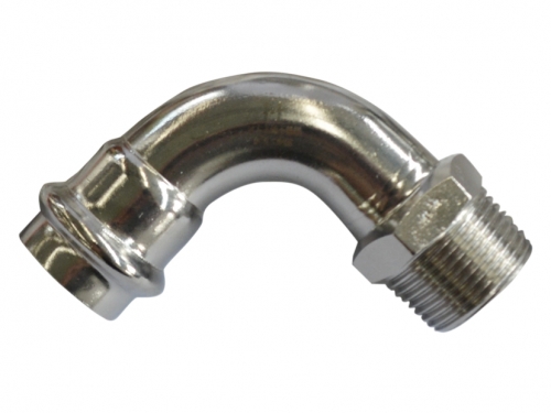 外丝卡压弯头